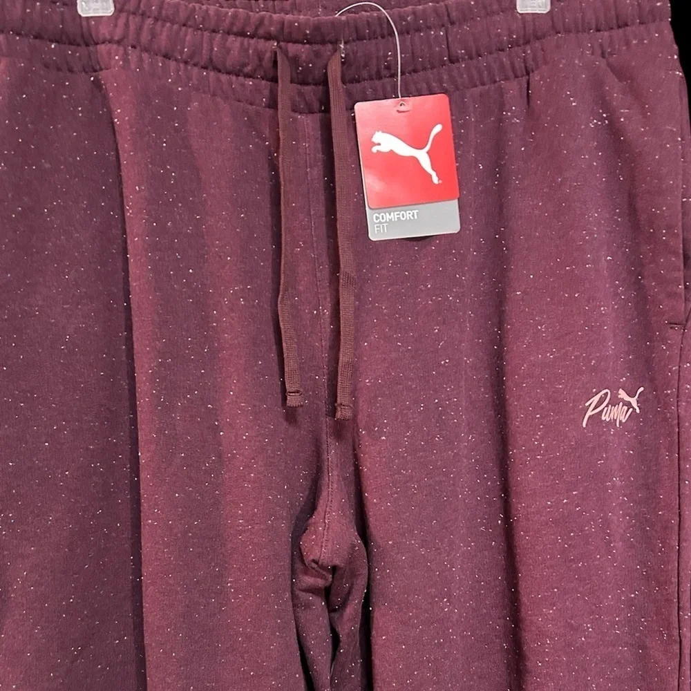 Puma Men's Maroon Joggers, NWT, Size XL